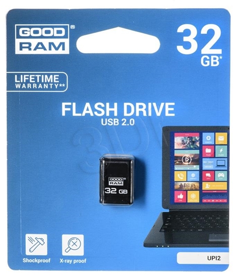 Picture of Goodram UPI2 USB flash drive 32 GB USB Type-A 2.0 Black