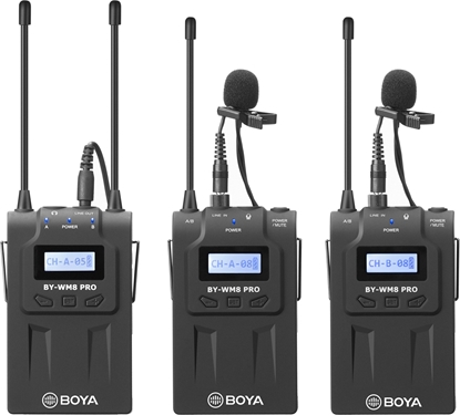 Изображение Boya microphone  BY-WM8 Pro-K2 UHF Wireless