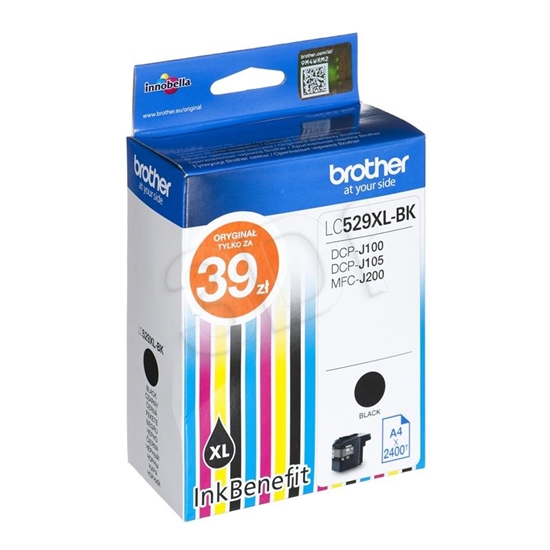 Picture of Brother LC529XL-BK ink cartridge Original Extra (Super) High Yield Black