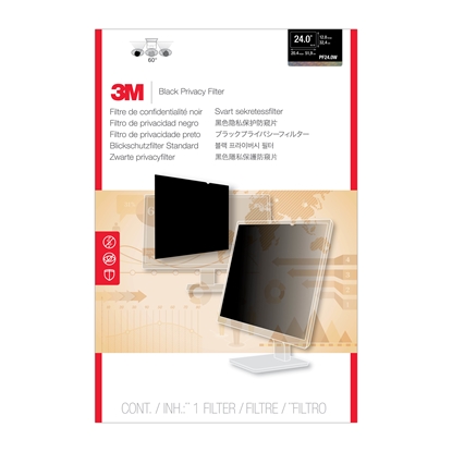 Изображение 3M Black Privacy Filter for Desktops PF24.0W