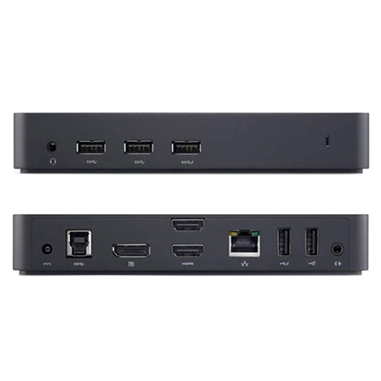 Изображение DELL 452-BBOO laptop dock/port replicator Wired USB 3.2 Gen 1 (3.1 Gen 1) Type-A Black