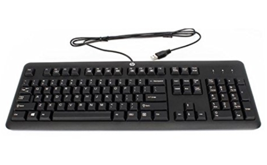 Picture of HP 672647-093 keyboard USB Norwegian Black