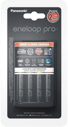 Picture of Panasonic eneloop charger BQ-CC55 + 4x2500mAh