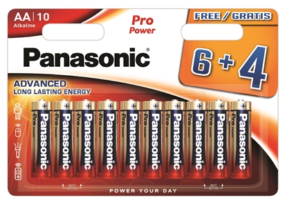 Attēls no Panasonic Pro Power battery LR6PPG/10B (6+4pcs)