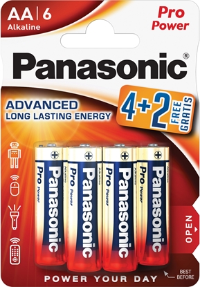 Picture of Panasonic Pro Power battery LR6PPG/6B (4+2)