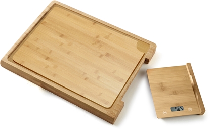 Изображение Platinet kitchen scale + cutting board PCBZB03