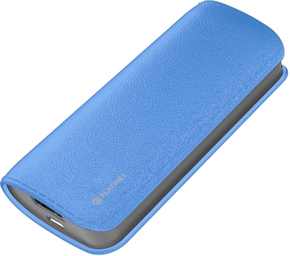 Attēls no Platinet power bank Leather 5200mAh, blue (43409)