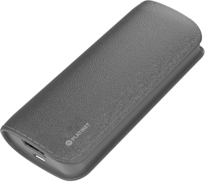 Attēls no Platinet power bank Leather 5200mAh, grey (43410)