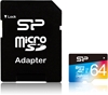 Picture of Silicon Power memory card microSDXC 64GB Superior Pro Color U3 + adapter