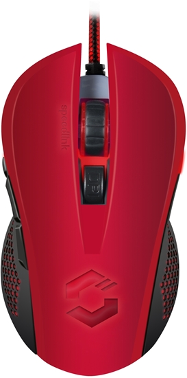 Изображение Speedlink mouse Torn, red/black (SL-680008-BKRD)