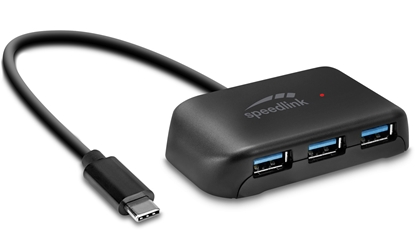 Attēls no Speedlink USB hub Snappy Evo USB-C 4-port (SL-140202)