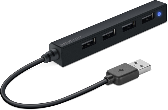 Picture of Speedlink USB hub Snappy Slim 4-port (SL-140000-BK)