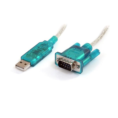 Picture of StarTech.com 3ft USB to RS232 DB9 Serial Adapter Cable - M/M