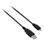 Picture of V7 Black USB Cable USB 2.0 A Male to Micro USB Male 1m 3.3ft