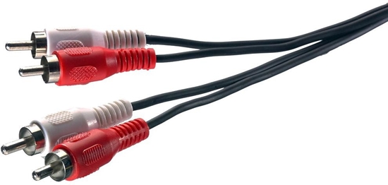 Изображение Vivanco cable Promostick 2xRCA - 2xRCA 1.2m (22185)