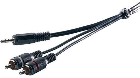 Изображение Vivanco cable Promostick 3.5mm - 2xRCA 5m (19720)