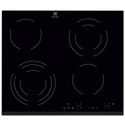 Picture of Electrolux EHF6343FOK hob Black Built-in 60 cm Ceramic 4 zone(s)