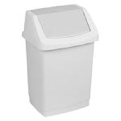 Picture of Atkritumu tvertne 25L Click-it,  CURVER,  pelēkā krāsā