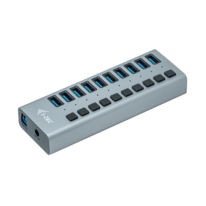 Attēls no i-tec USB 3.0 Charging HUB 10 port + Power Adapter 48 W