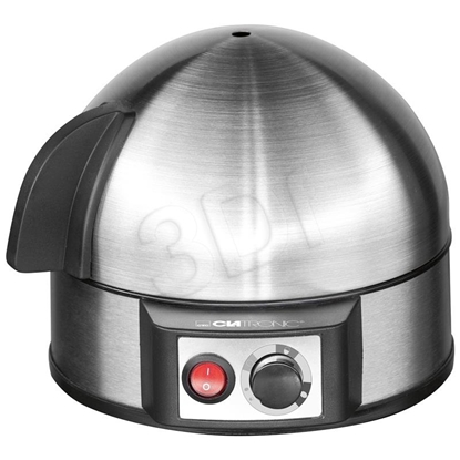 Attēls no Clatronic EK 3321 egg cooker 7 egg(s) 400 W Black, Stainless steel