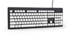 Изображение Gembird Chocolate Keyboard USB US Black, White keys