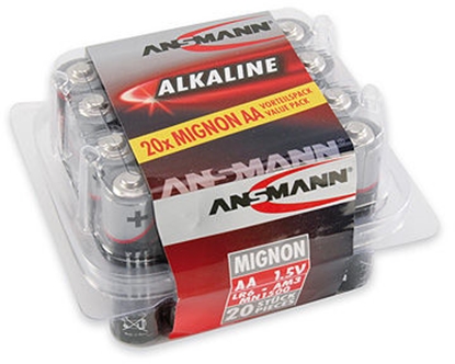 Изображение 1x20 Ansmann Alkaline Mignon AA LR 6 red-line Box