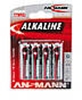 Изображение 1x4 Ansmann Alkaline Mignon AA LR 6 red-line