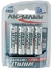 Изображение 1x4 Ansmann Extreme Lithium Mignon AA LR 6