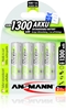 Изображение 1x4 Ansmann maxE NiMH rech. bat, Mignon AA 1300 mAh