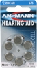 Picture of 1x6 Ansmann Zinc-Air 675 (PR44) Hearing Aid Batteries