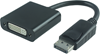 Изображение Adapter AV MicroConnect DisplayPort - DVI-I czarny (DPDVI015A)