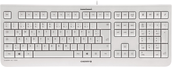 Изображение CHERRY KC 1000 keyboard USB QWERTY US English Grey
