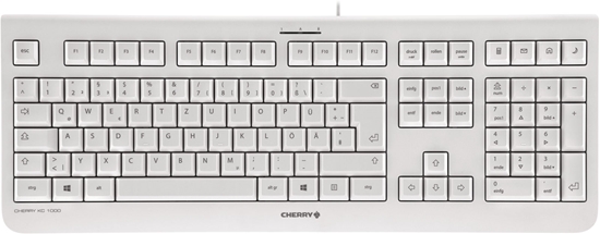 Picture of CHERRY KC 1000 keyboard USB QWERTZ German Grey