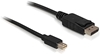 Picture of Delock Cable Mini DisplayPort 1.2 male > DisplayPort male 4K 60 Hz 2.0 m