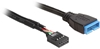 Picture of Delock Cable USB 2.0 pin header female > USB 3.0 pin header male 30 cm