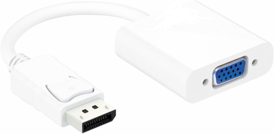 Picture of Adapter AV MicroConnect DisplayPort - D-Sub (VGA) biały (DPVGA15CMW)