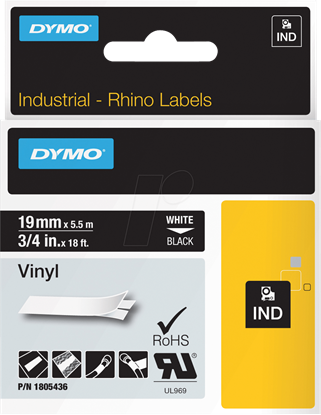 Attēls no DYMO IND Vinyl Labels