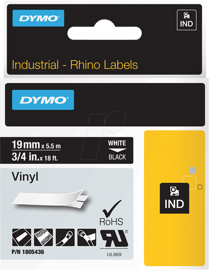 Picture of DYMO IND Vinyl Labels