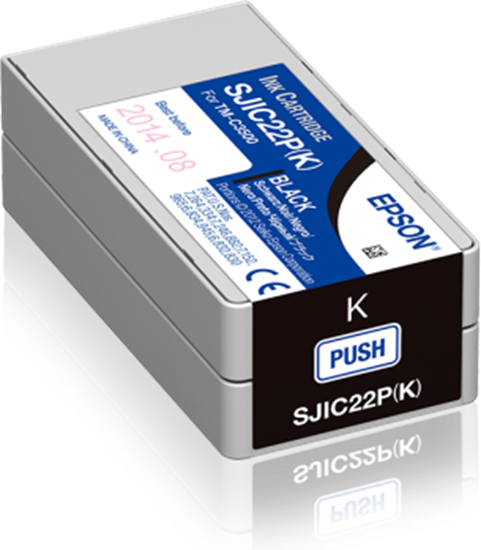 Picture of Epson SJIC22P(K): Ink cartridge for ColorWorks C3500 (Black)