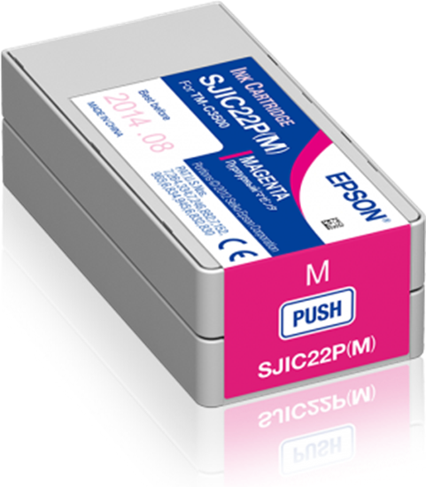 Picture of Epson SJIC22P(M): Ink cartridge for ColorWorks C3500 (Magenta)