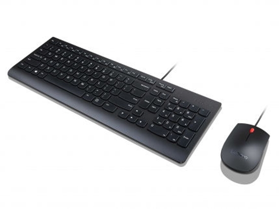 Picture of Lenovo 4X30L79897 keyboard Mouse included USB QWERTZ German Black