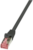 Picture of LogiLink CAT 6 Patchcord S/FTP PIMF Czarny 1M (CQ2033S)