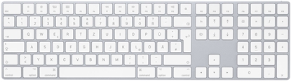 Изображение Apple Magic Keyboard mit Ziffernblock-MKMZB (deutsch) white