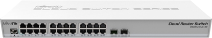 Attēls no Switch|MIKROTIK|24x10Base-T / 100Base-TX / 1000Base-T|2xSFP+|CRS326-24G-2S+RM