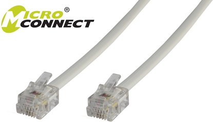 Picture of MicroConnect Modular Straight RJ12 6C/6P 5m (MPK105)
