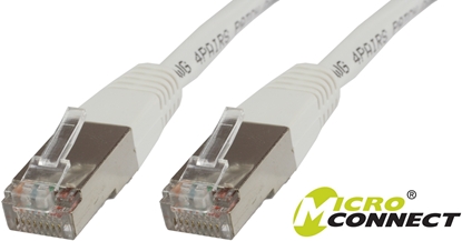 Picture of MicroConnect RJ-45/RJ-45 kat.6 1m Biały (SSTP601W)