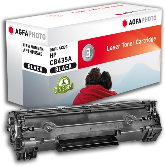 Изображение Toner AgfaPhoto Black Zamiennik CB435A (APTHP35AE)