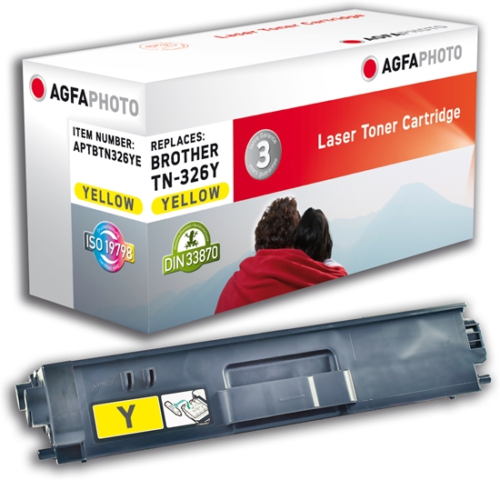 Изображение Toner AgfaPhoto Yellow Zamiennik TN-326 (APTBTN326YE)