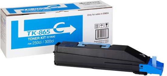 Picture of KYOCERA TK-865C toner cartridge 1 pc(s) Original Cyan