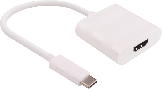 Изображение Adapter USB MicroConnect USB-C - HDMI Biały  (USB3.1CHDMIW)